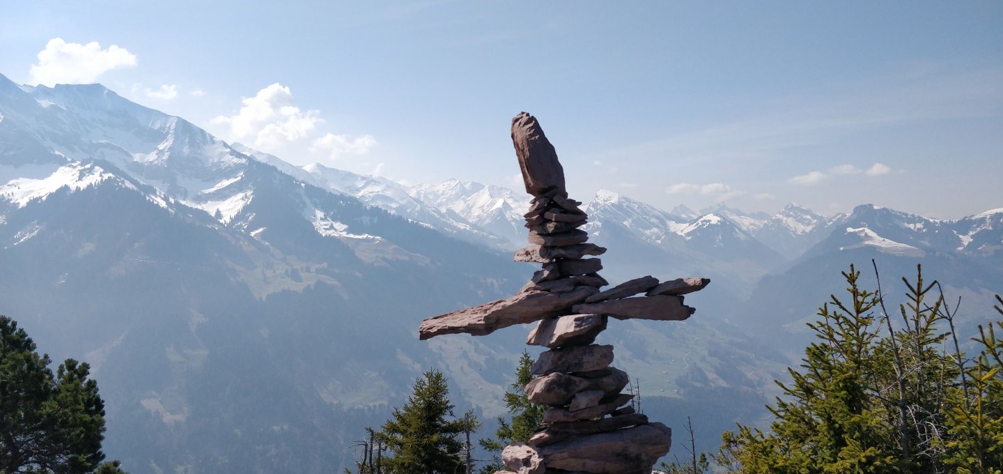 Aussicht vom Hinterhorn - &copy; Simon Rüfenacht